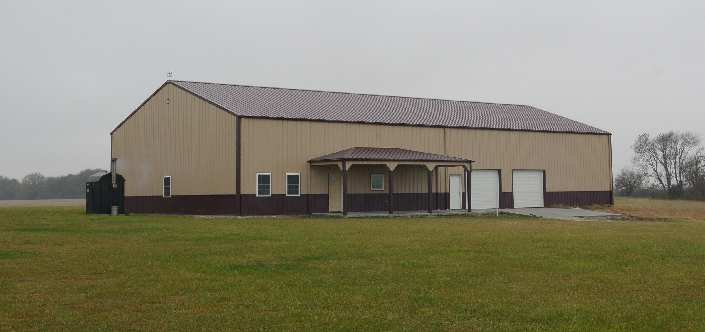 Suburban Post-Frame Workshop and Shed